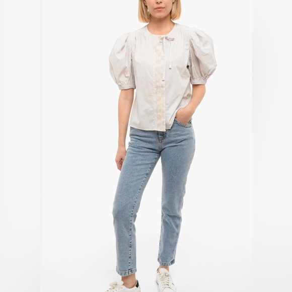 Ulla Johnson Colette Top in Dove size 6 - Picture 4 of 10